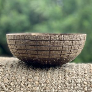 Coconut Bowl Hand carved Scottish Design