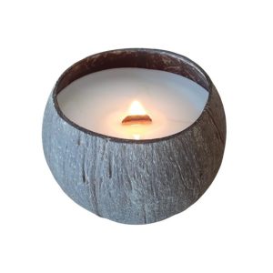 Coconut Soy Candle lit