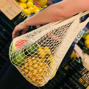 Organic Cotton Mesh Market Bag