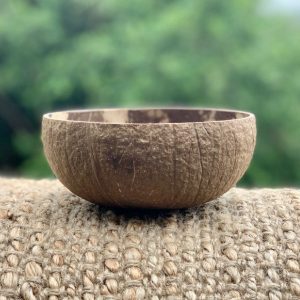 Coconut Bowl Handcarved Rough Design