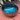 Lacquered Coconut Bowl – Blue